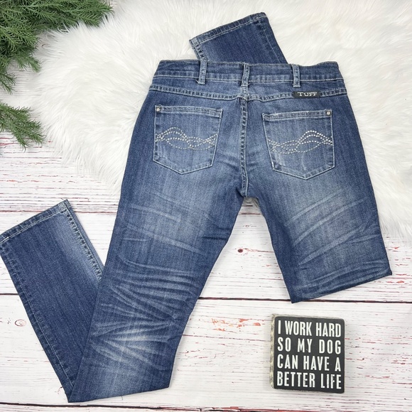 👖|•COWGIRL TUFF•| DFMI Dallas Straight Leg Jeans Size 27x33👖 - Picture 4 of 13